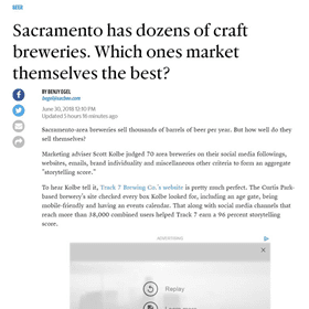 Sacramento Bee Interview