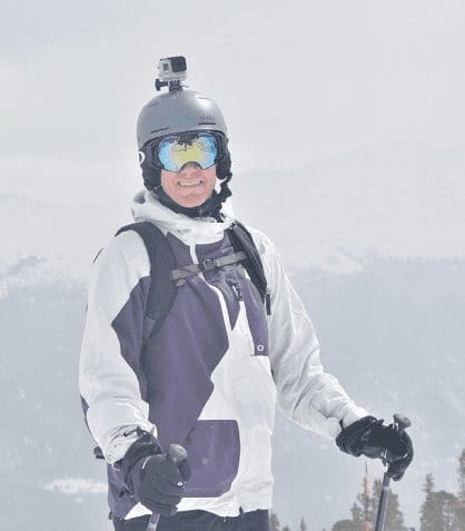 Scott skiing photo for social reporting email