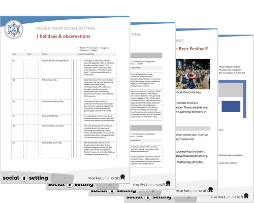Social Setting image for marketing plan post