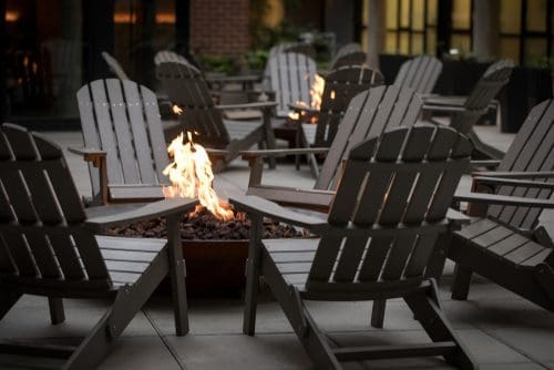 Heated patio photo for social shortfall post