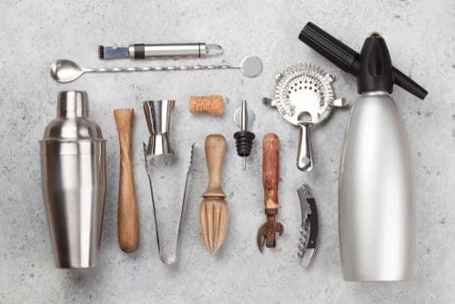 Cocktail tool set for cocktail email