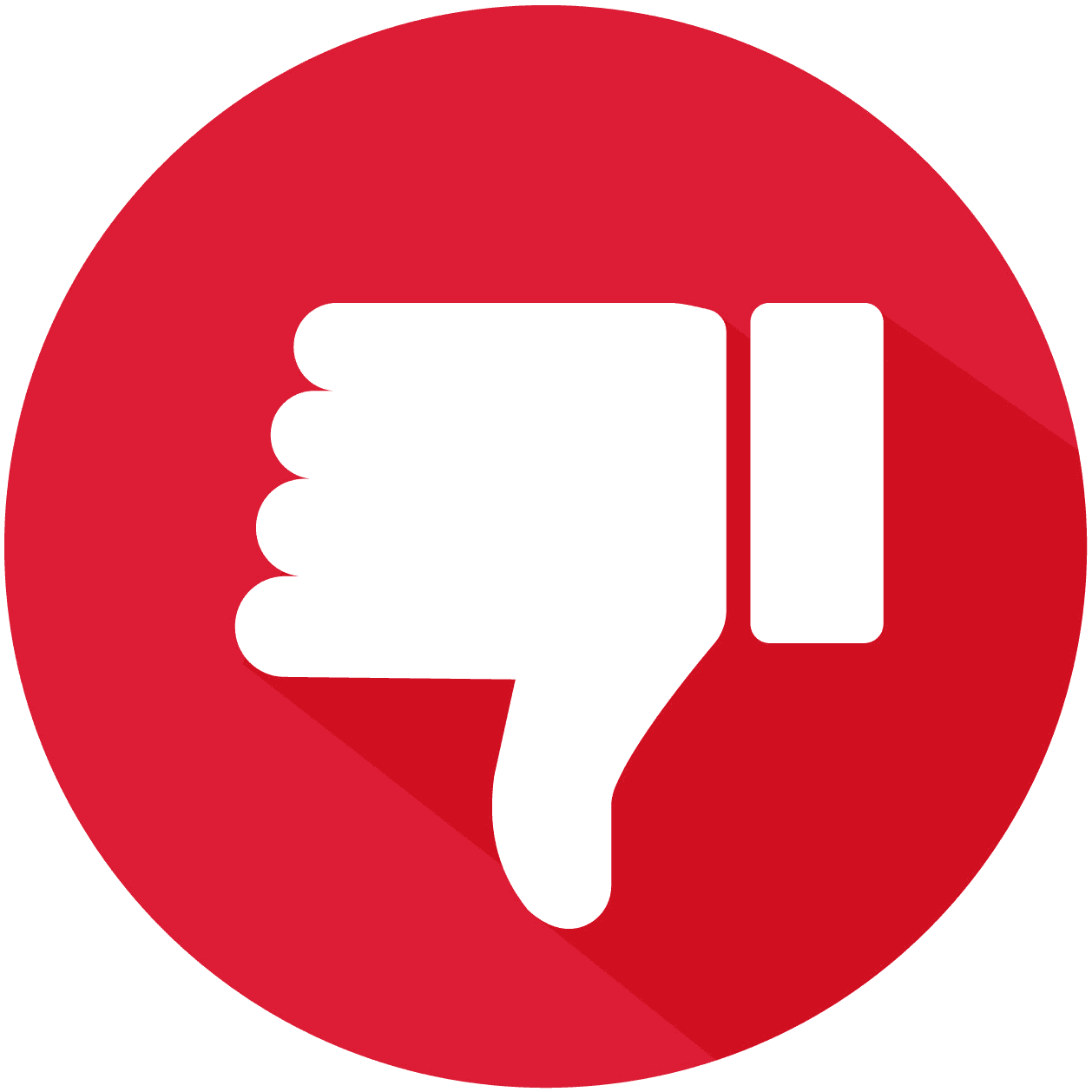 Thumbs down icon for ChatGPT post