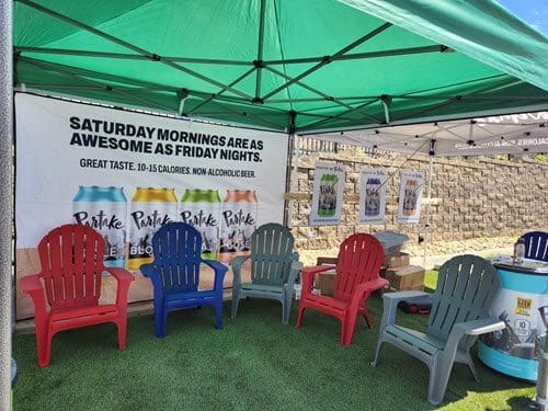 Partake tent photo for summer events post